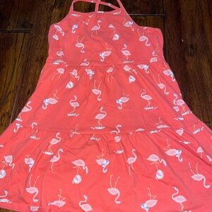 Cat & Jack girls Flamingo dress